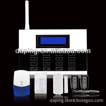 security burglar alarm system ,Support 120 sensor PSTN landline and GSM dual network wireless house/office/school